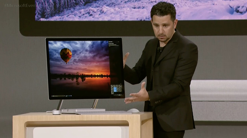 Illustration for article titled Microsoft's Beautiful Surface Studio Is Coming to Kill the Desktop PC as We Know It